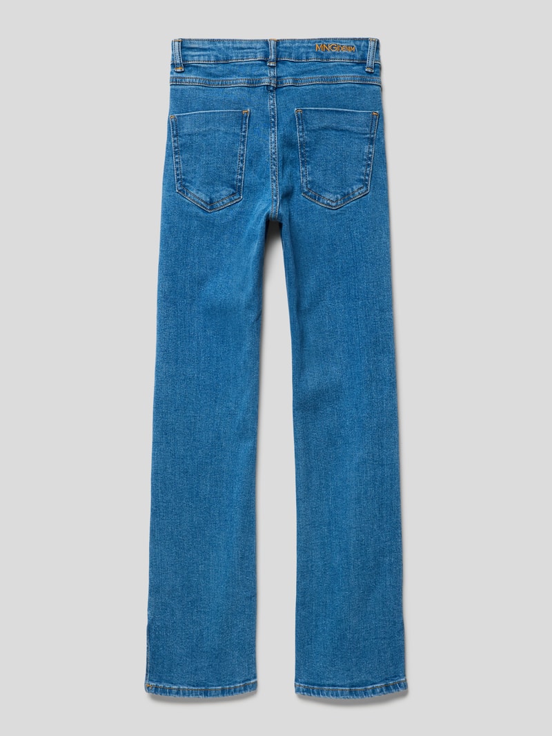 Flared Cut Jeans im 5-Pocket-Design Modell 'flarel' in blau