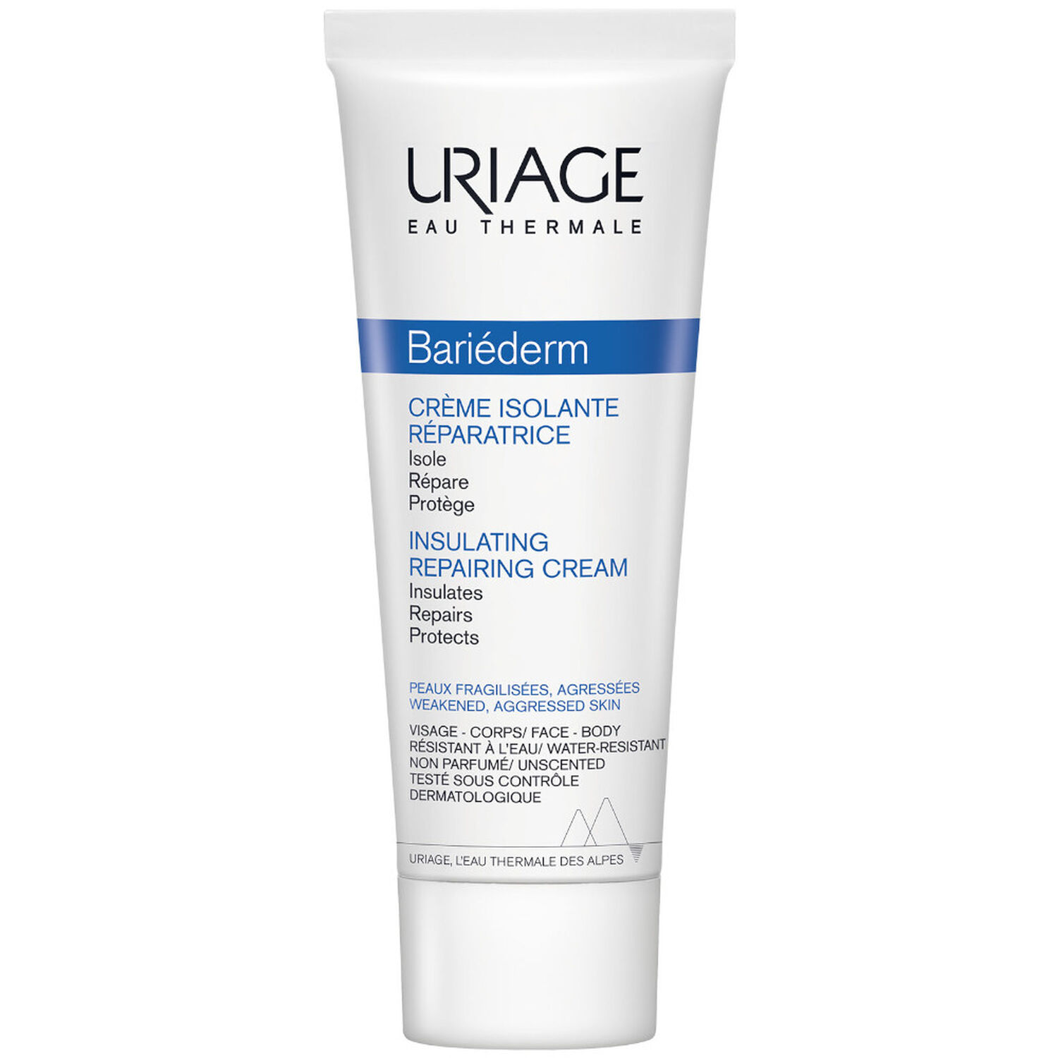 Uriage Bariéderm - Crème Isolante Réparatrice Visage, Corps & Mains 75 ml
