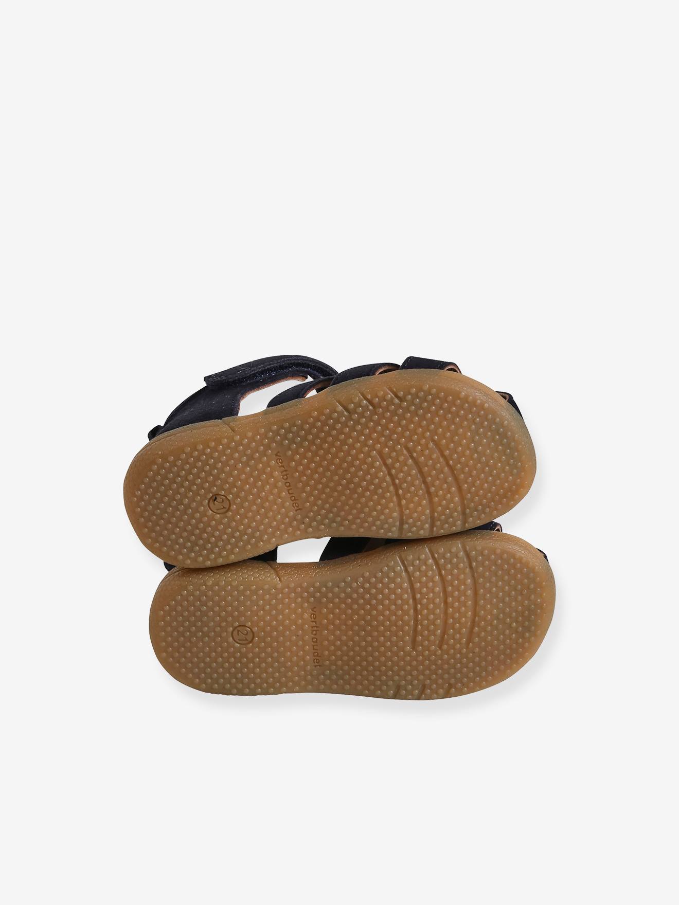 Vertbaudet Jungen Baby Lauflern-Sandalen - braun