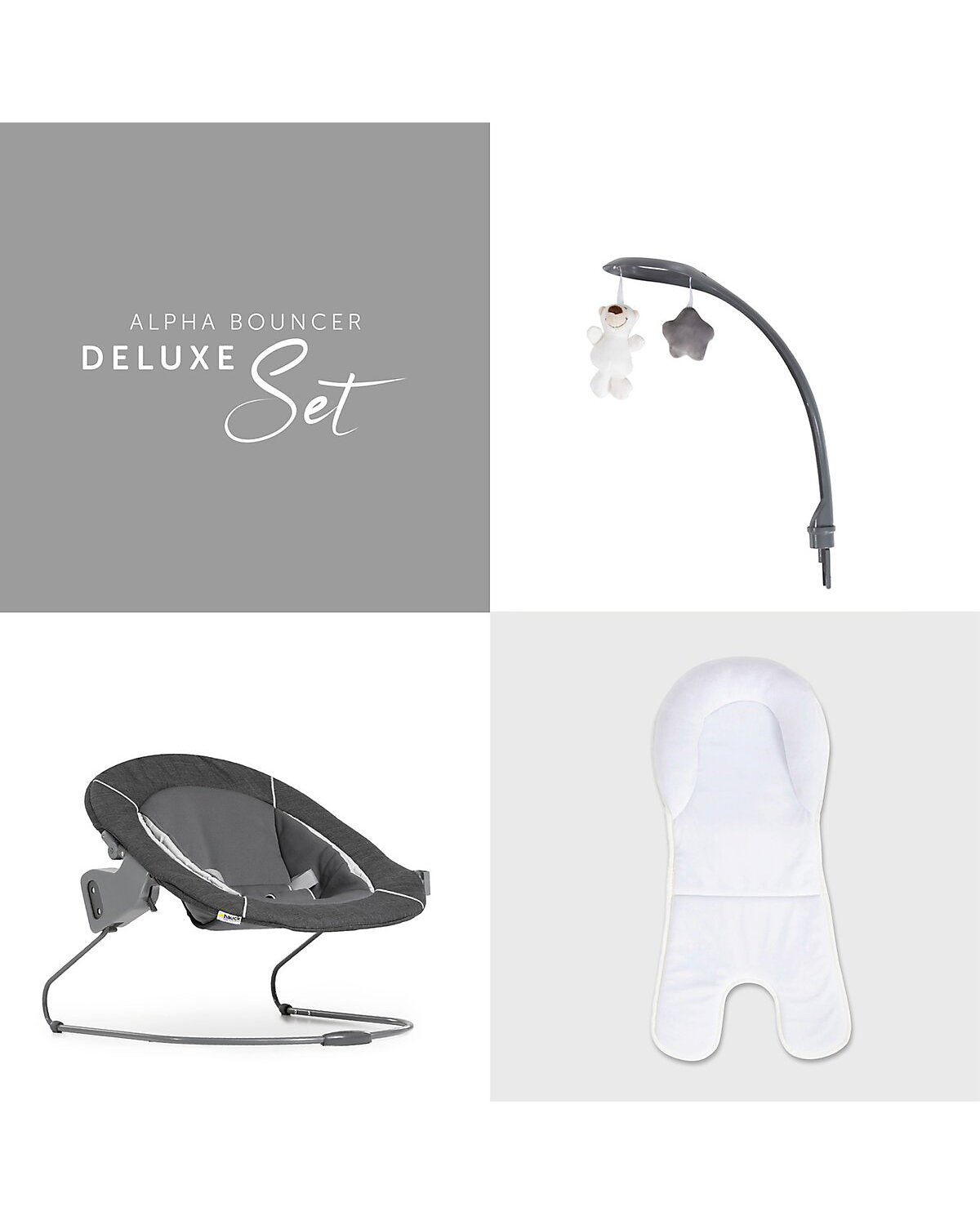 Babywippe Alpha Bouncer 2in1 Deluxe