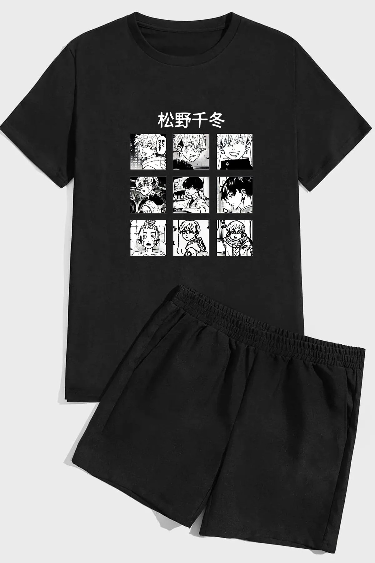 uyguntarz  Shorts-Set mit Kaneki-Print