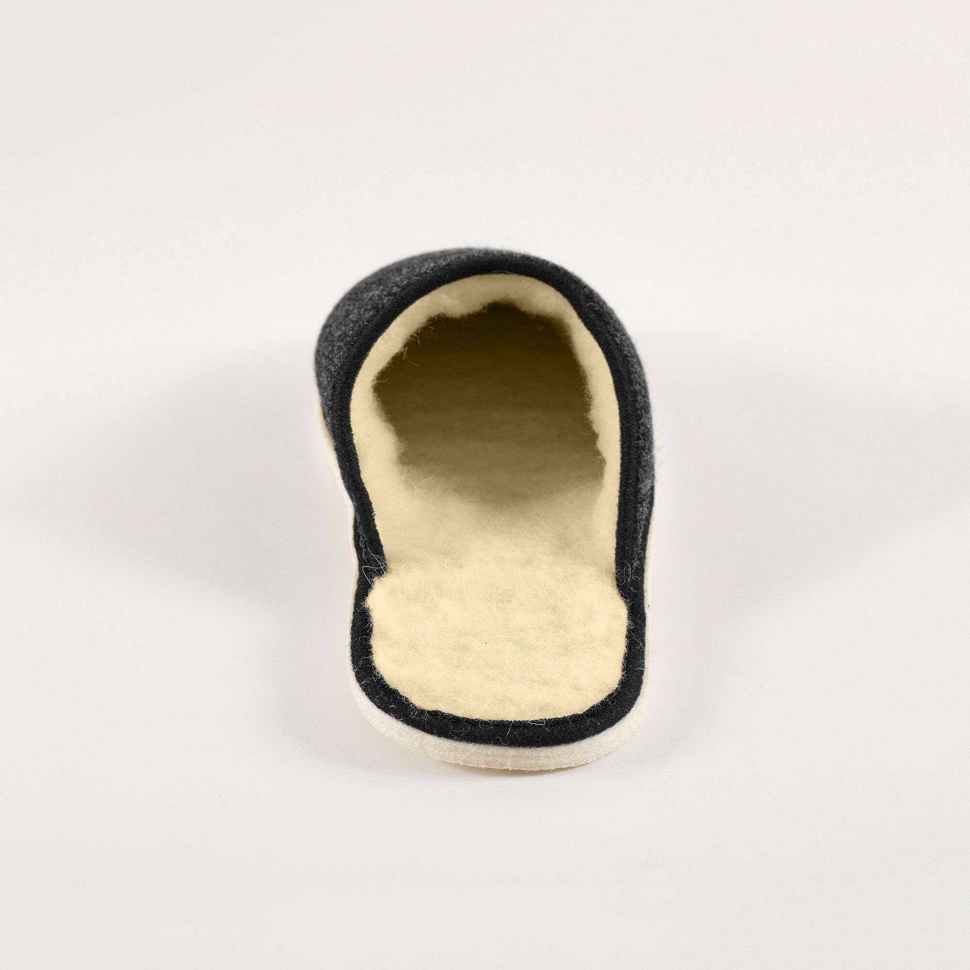 Mules homme silencieuses fourrées laine