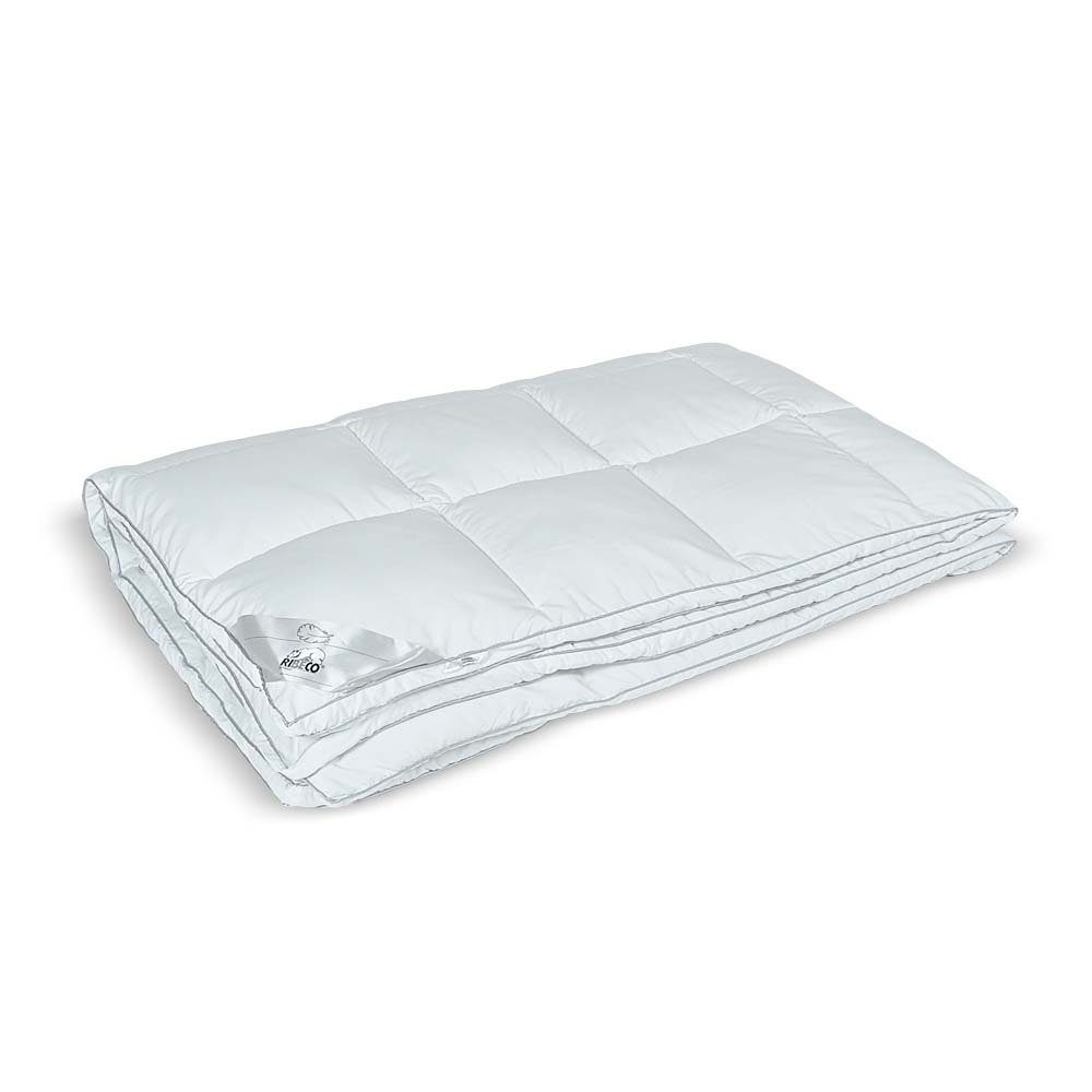 Bettdecke + Kopfkissen, RIBECO Steppbettenset Isabel, RIBECO, Füllung: 100% Polyester, Bezug: 100% Polyester, Faserdecke, Microfaser, vegan, federfrei, 2er Set, Decke + Kissen