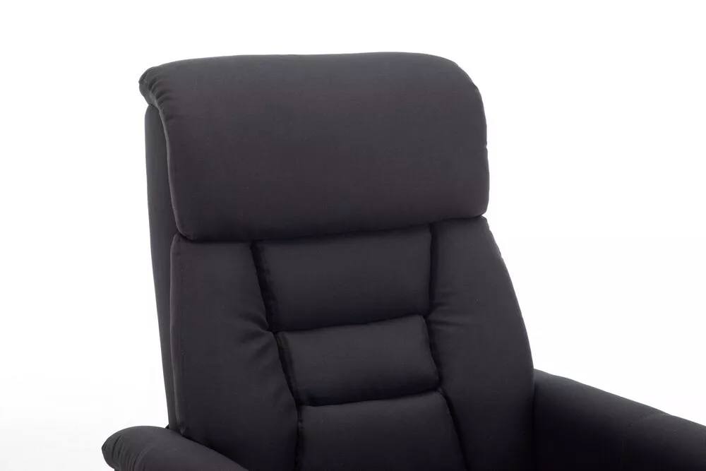Happy Home Happy Home Relaxsessel mit Liegefunktion Stoffbezug schwarz