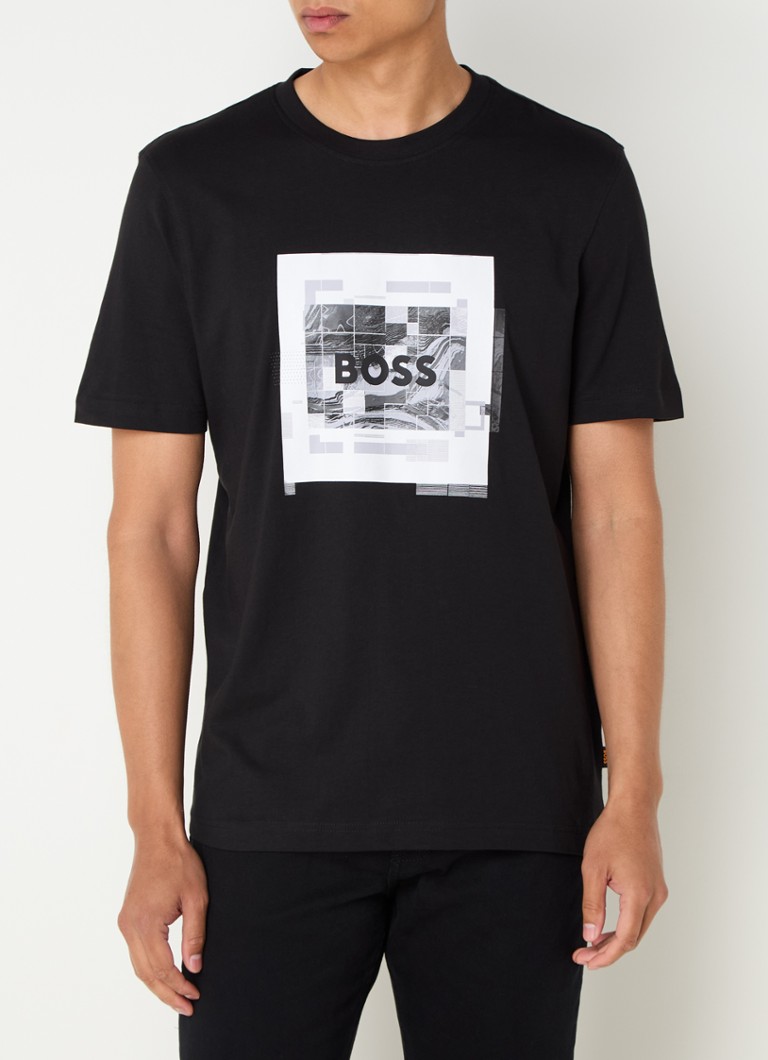 Tricou HUGO BOSS Urban cu imprimeu
