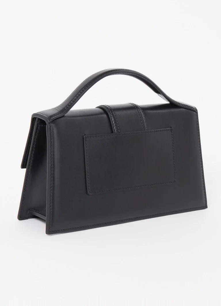 Geantă de mână din piele Jacquemus Le Grand Bambino cu curea de umăr detașabilă.