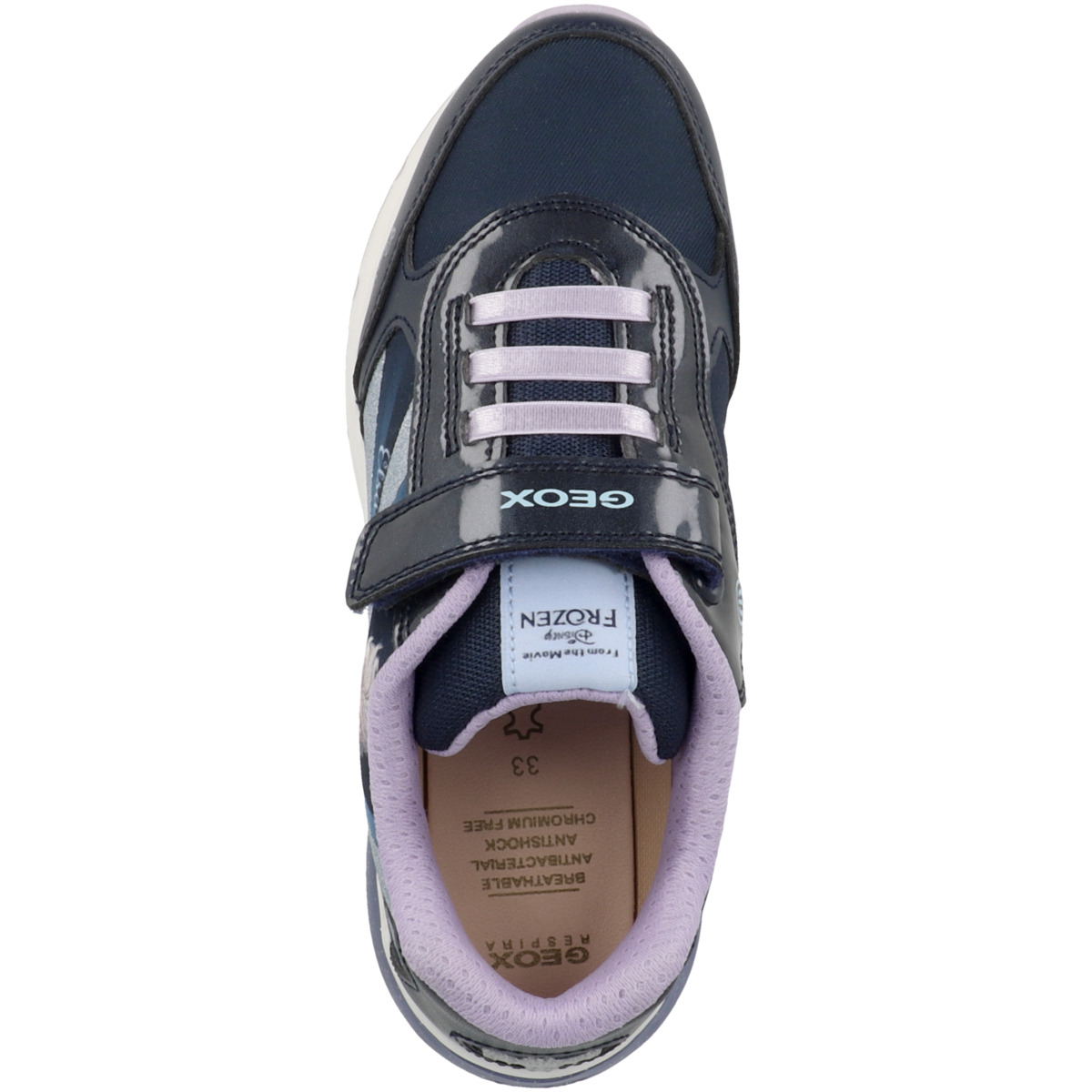 Geox J Spaceclub G. B Sneaker low blau