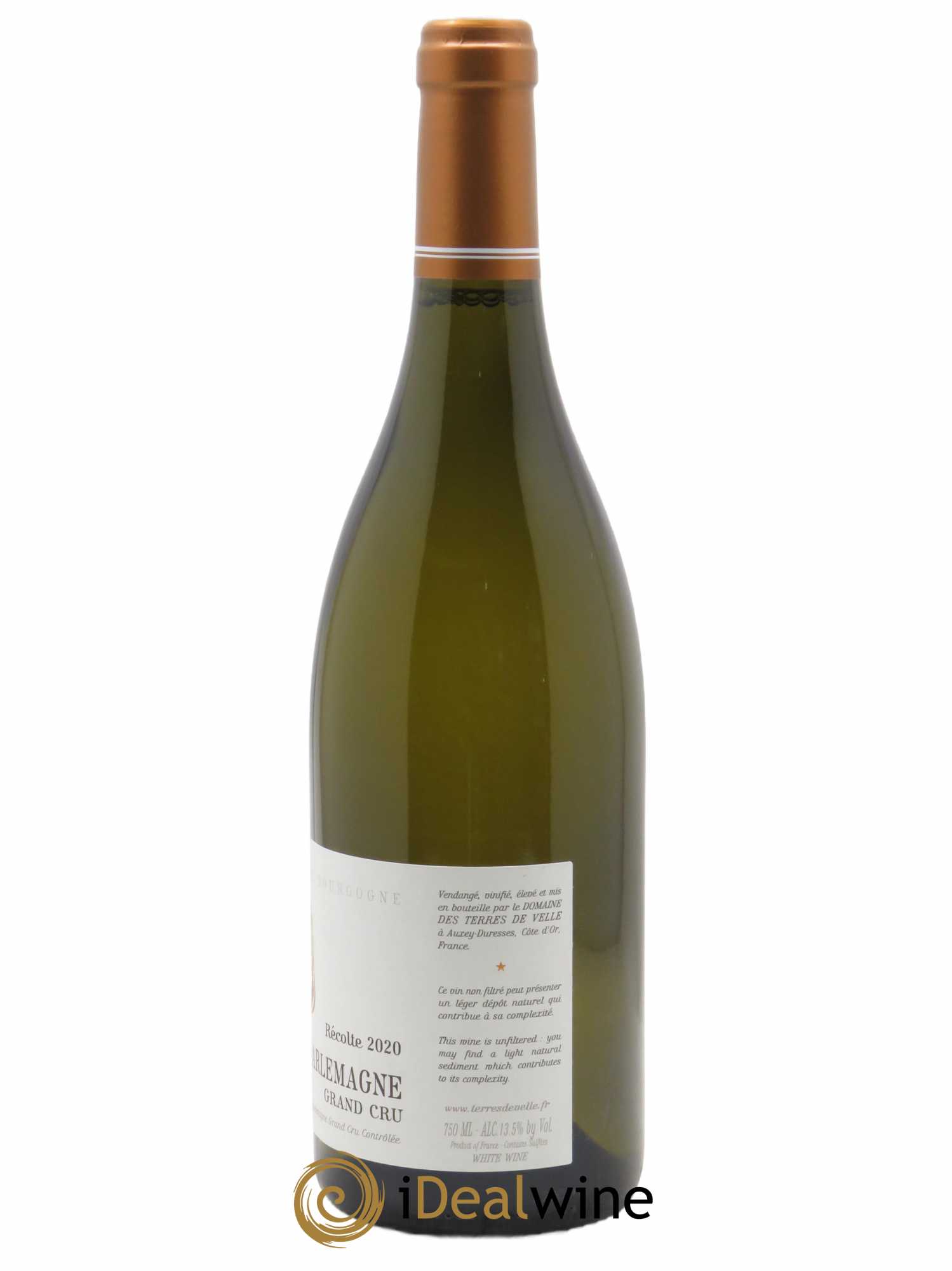 Corton-Charlemagne Grand Cru Terres de Velle  2020 - Lot de 1 Bouteille