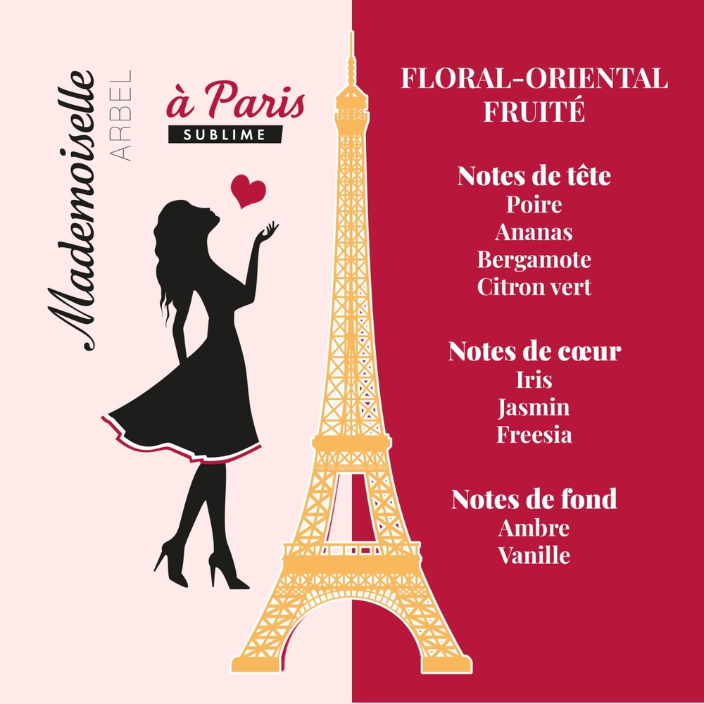christine arbel Mademoiselle ARBEL à Paris SUBLIME Eau de Toilette 100ml EAU DE TOILETTE FEMME