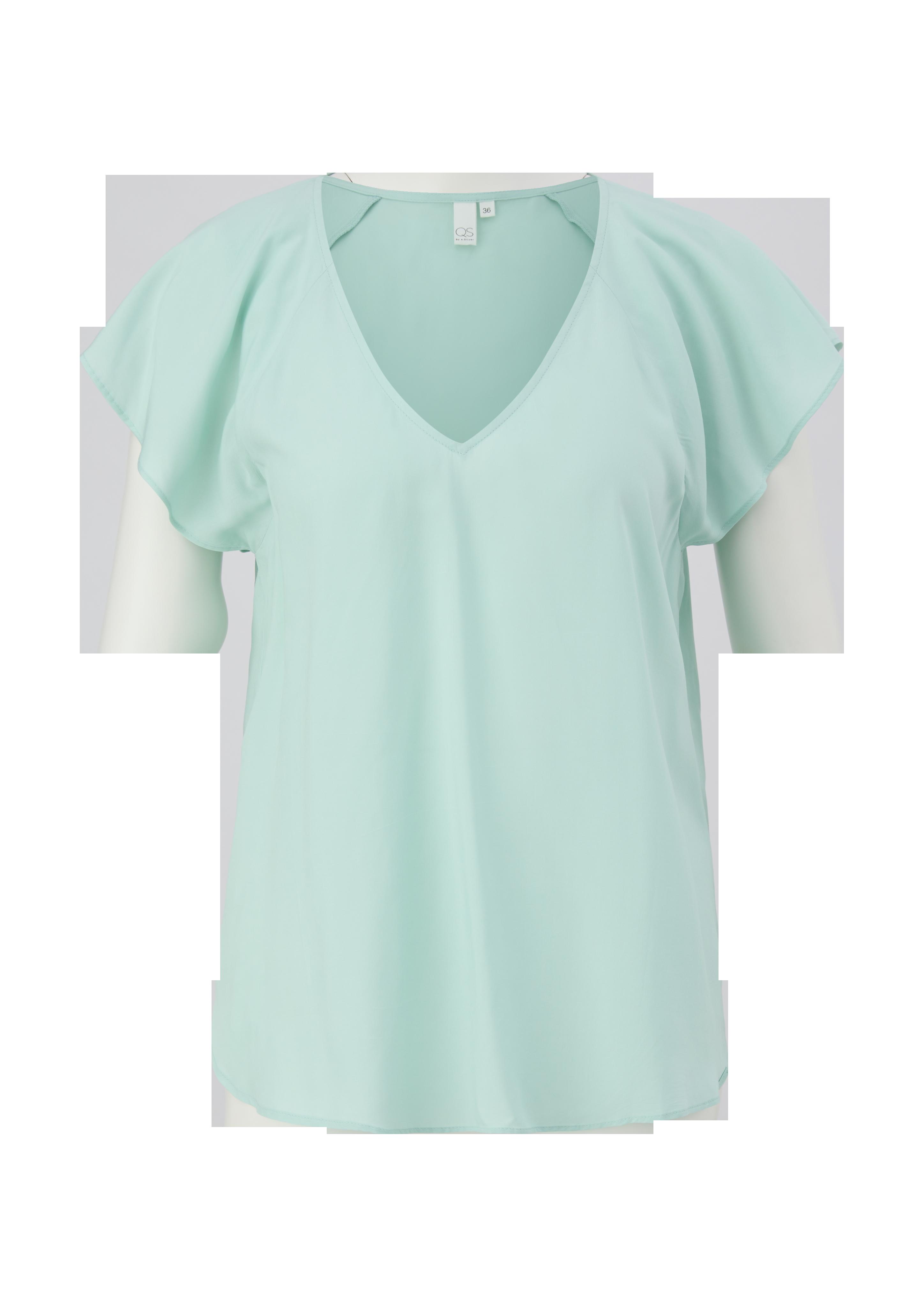 Viskosebluse mit V-Ausschnitt  2132616-6092