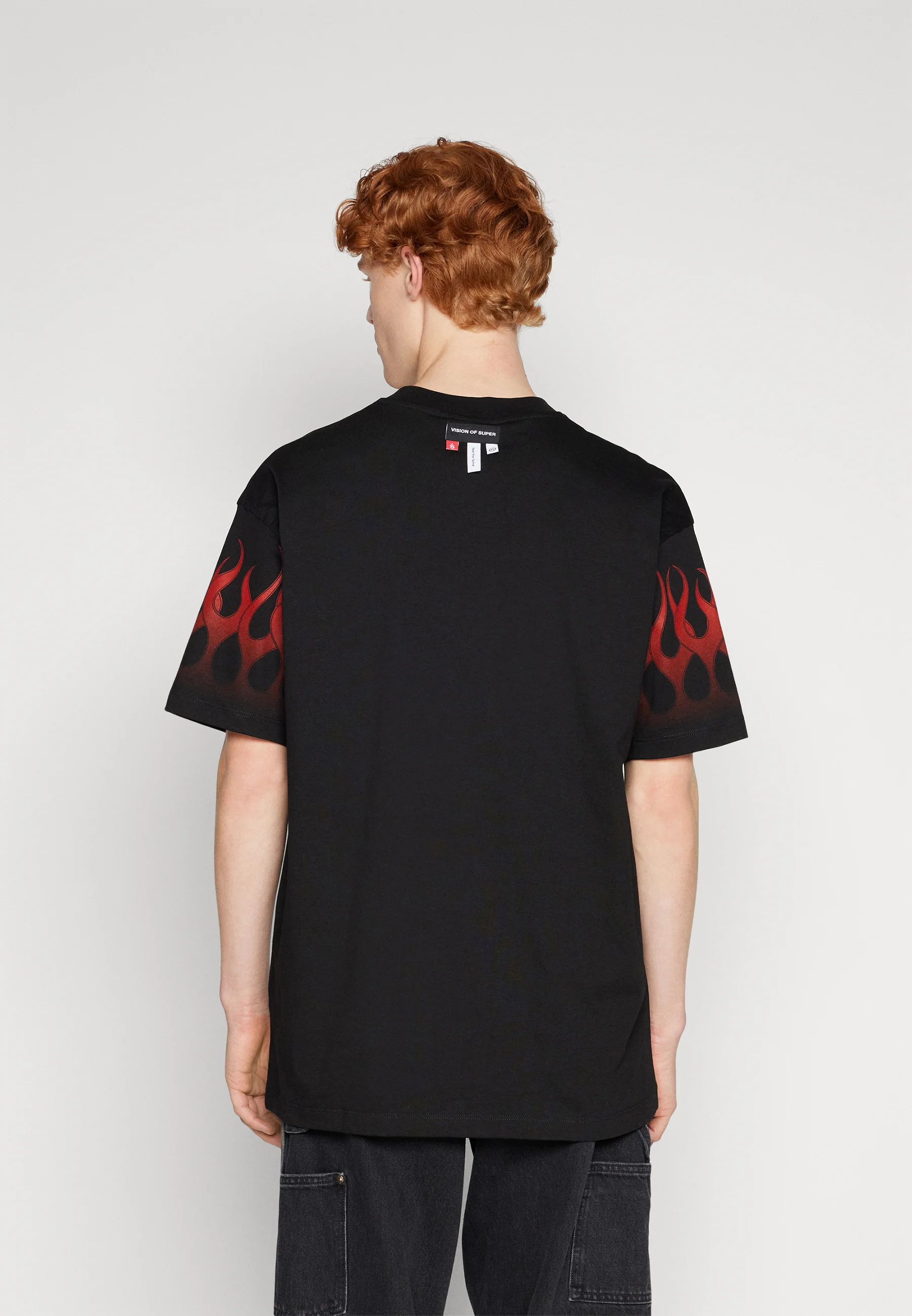 Visión de Super RACING FLAMES - Camiseta con estampado