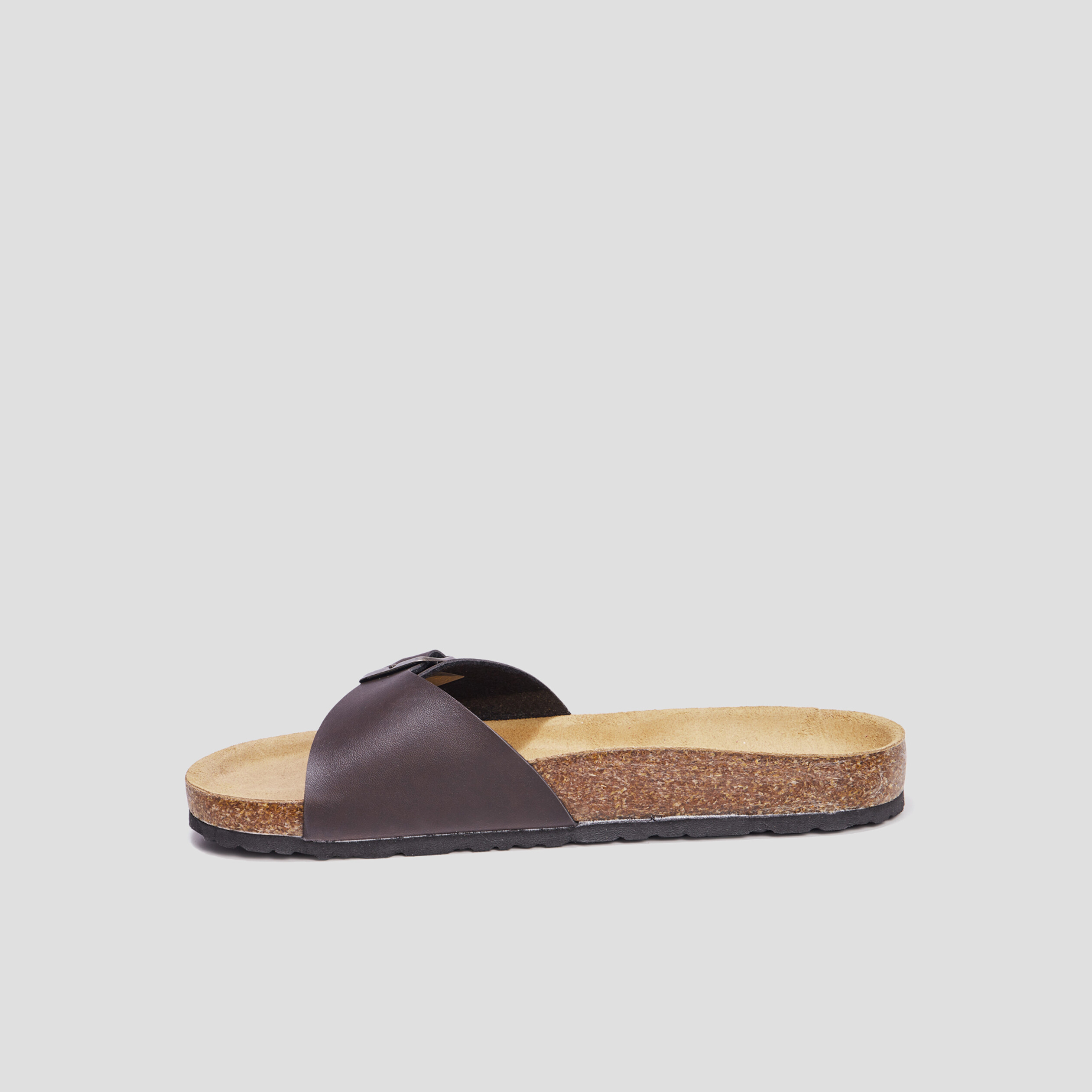 Mules avec boucles Goalitor marron homme | La Halle