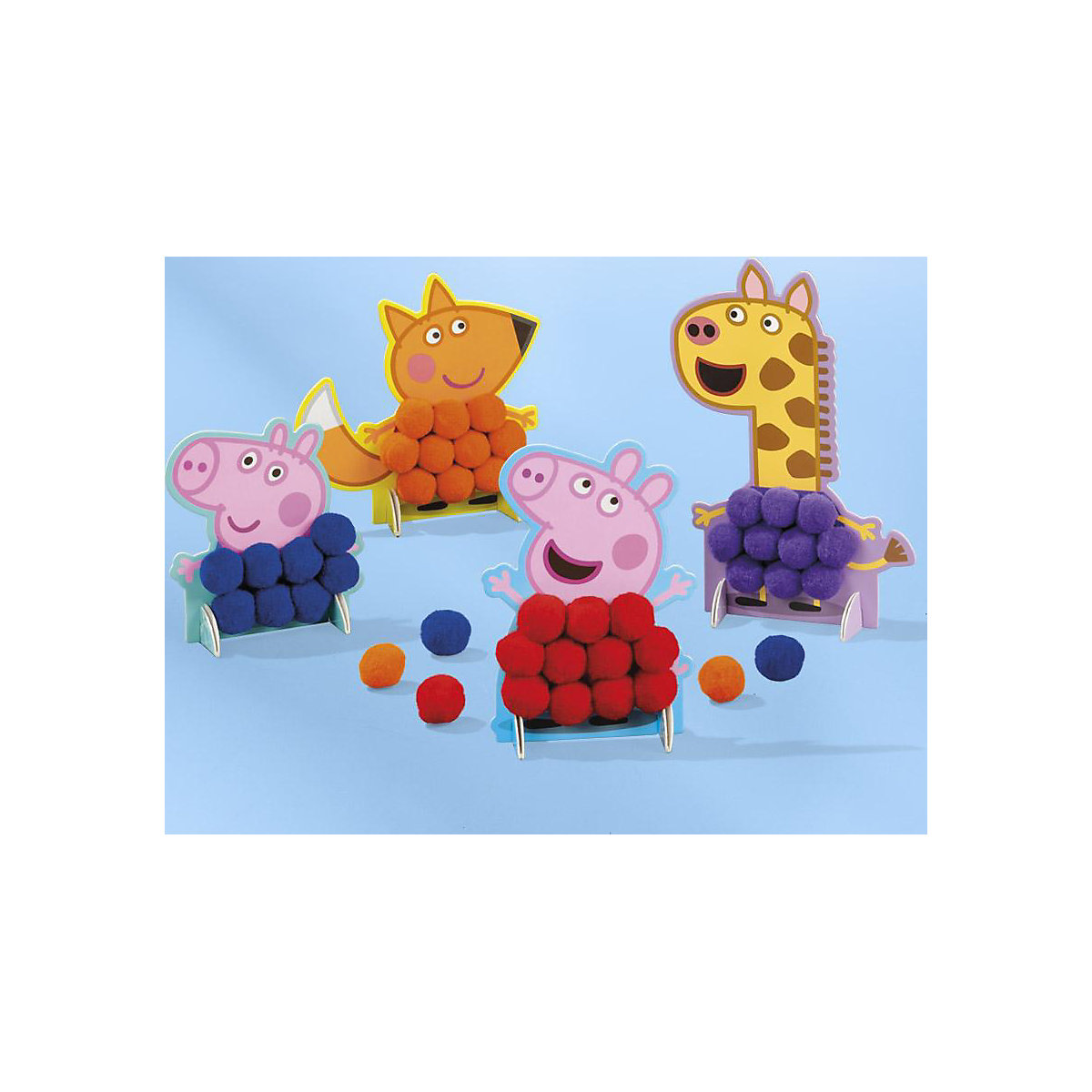 Peppa Pig Pompon Karten
