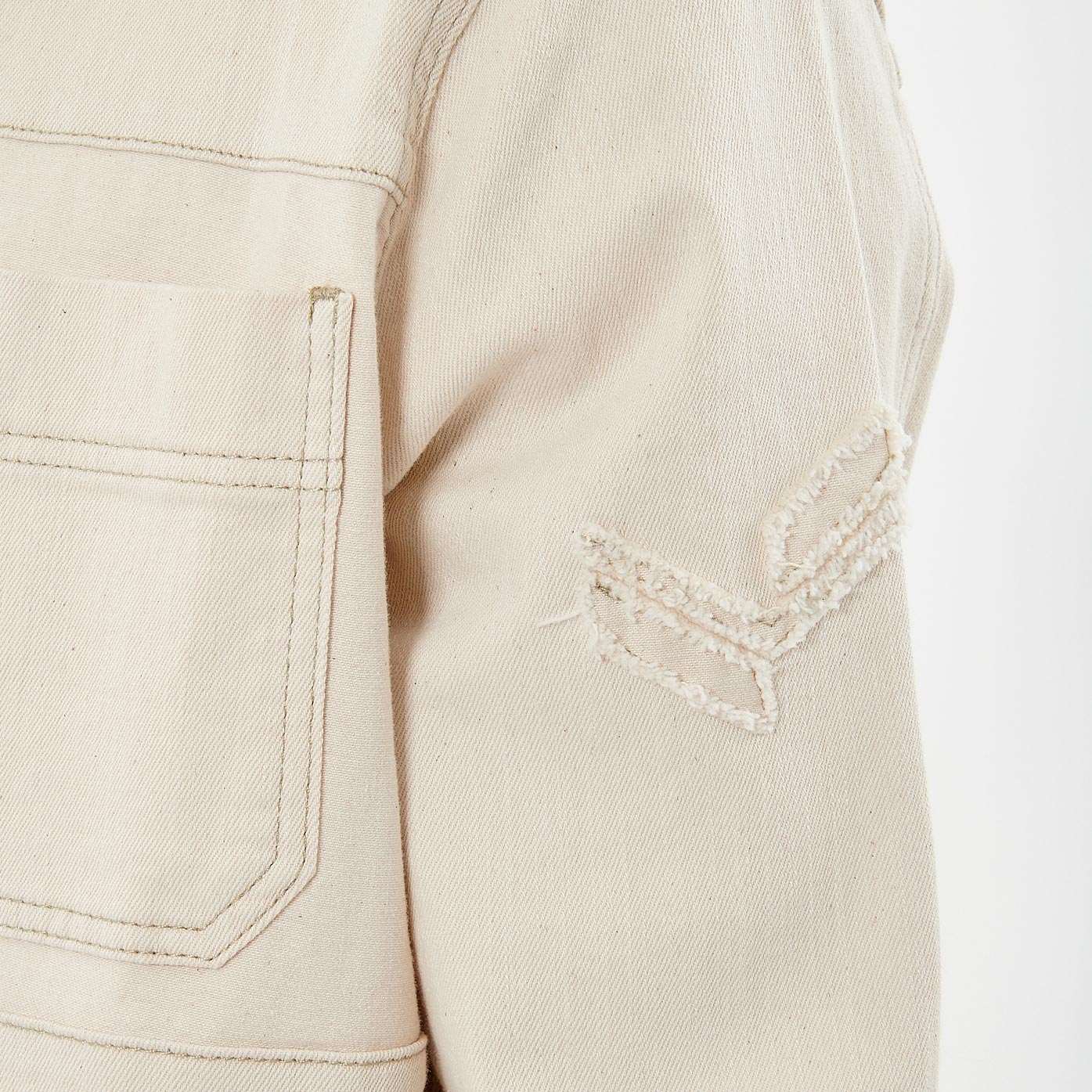 ELRON  Veste en jean beige Homme