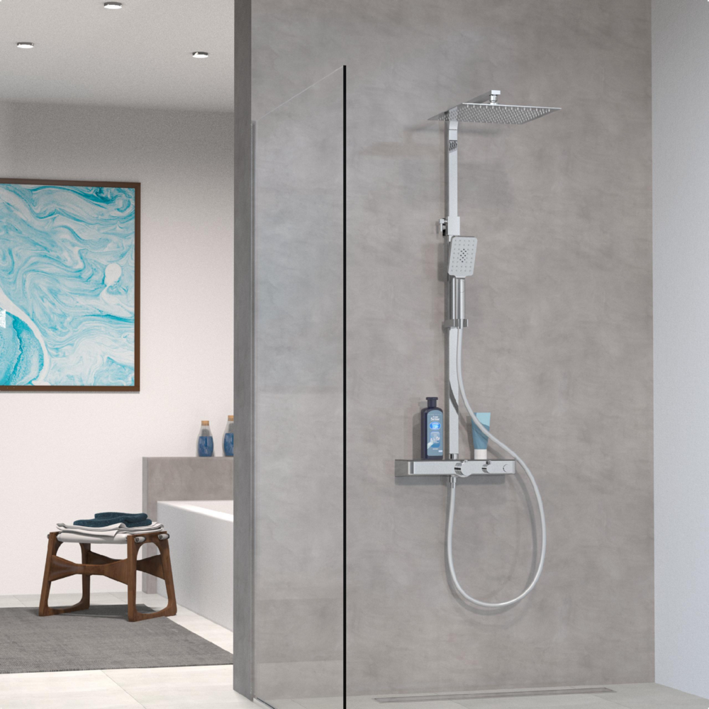 Schütte Duschset OCEAN Chrom/Anthrazit