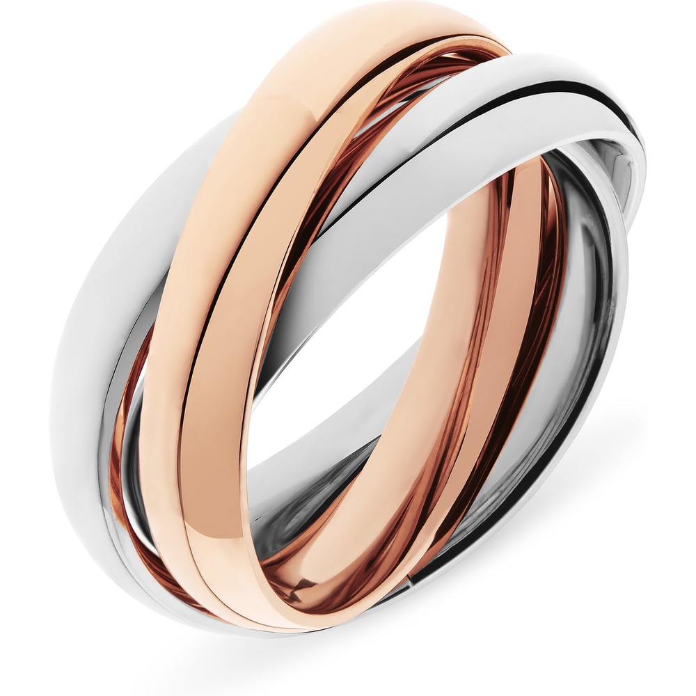 Esprit Bague pour femme Acier inoxydable or rose, argent Bague
