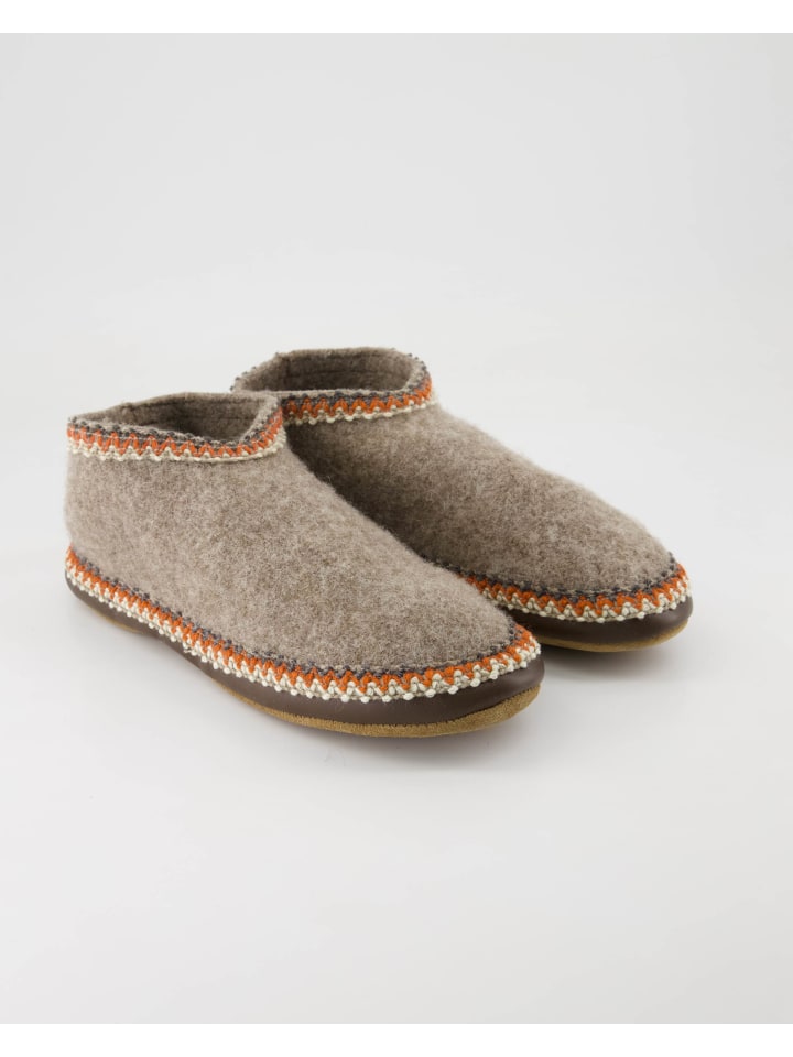 HAFLINGER Geschlossene Hausschuhe in Beige günstig kaufen