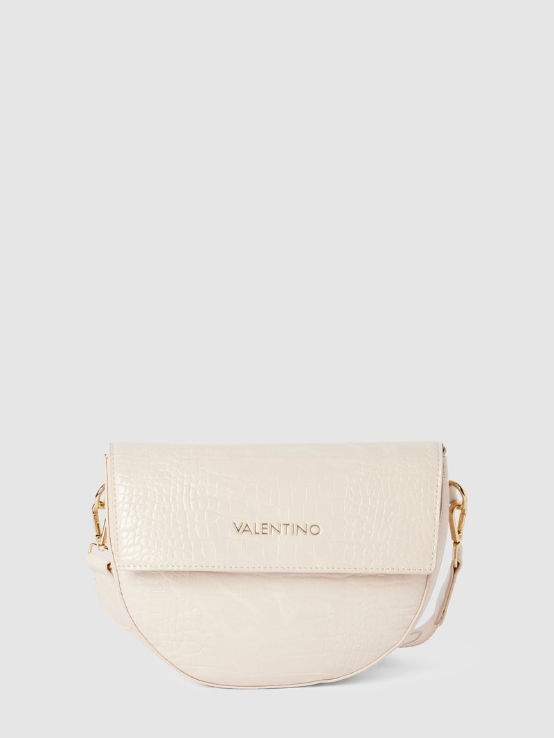 Crossbody Bag mit Label-Detail Modell 'BIGS' in offwhite