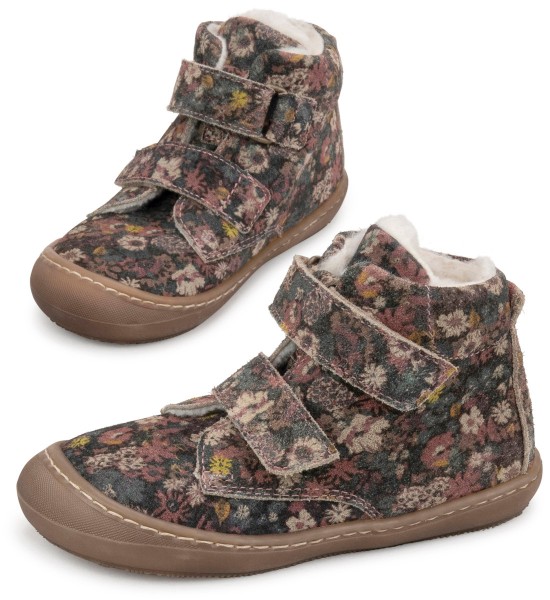 Däumling ~ Sachi HighCut Leder Winter ~ Blossom Flowers