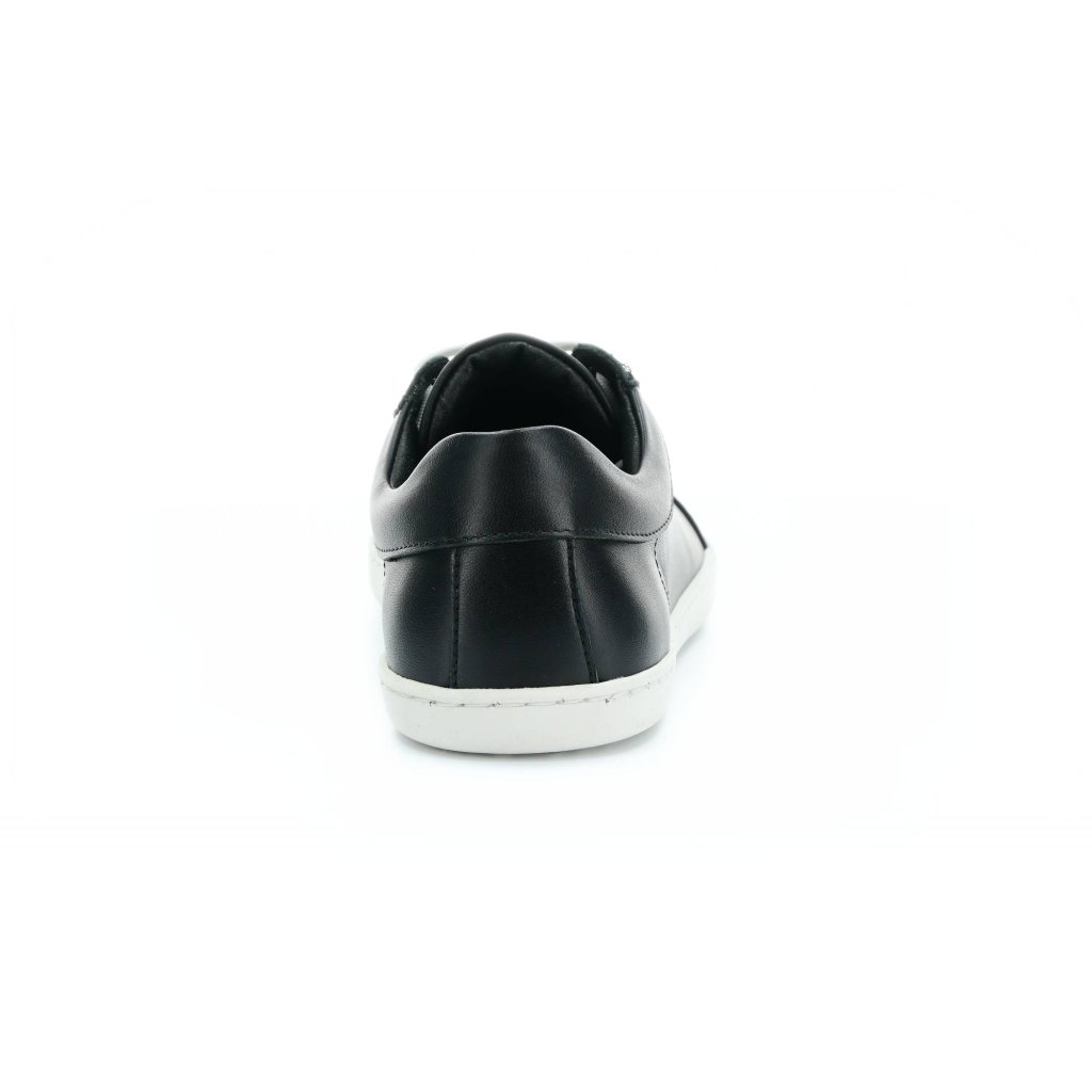 Shapen Feelin Uni Black-White Leather Barfuß-Halbschuhe