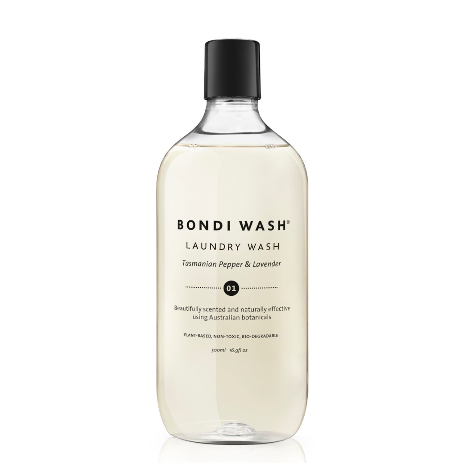 Bondi Wash Lessive Liquide Tous Tissus Poivre de Tasmanie & Lavande 500 ml