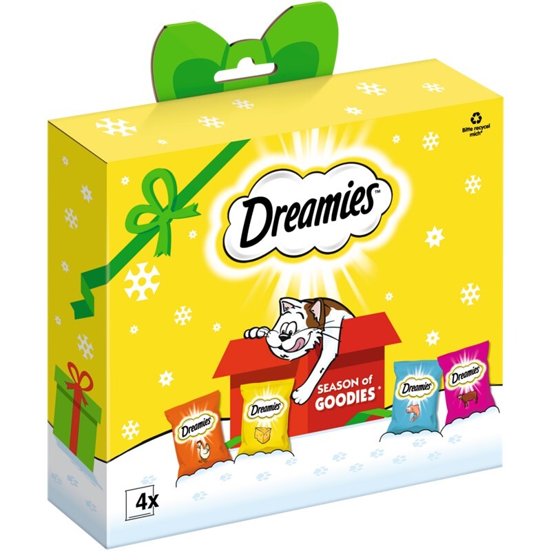 Dreamies Snacks Dreamies X-Mas Geschenkbox 120g
