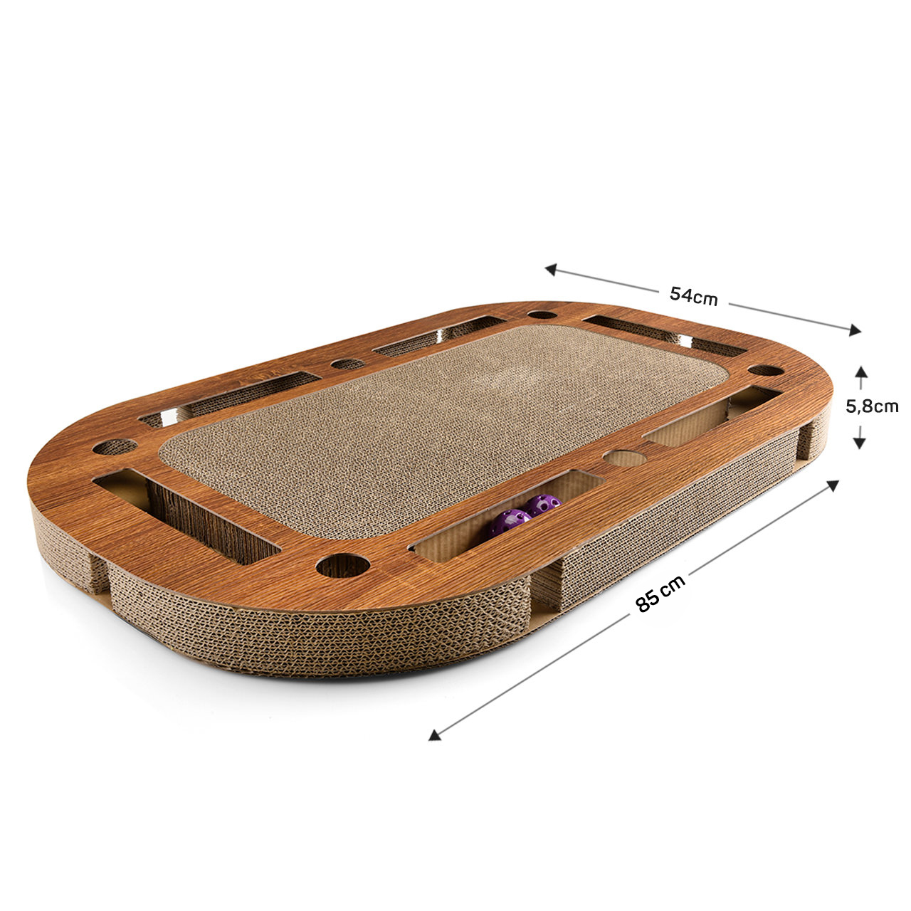 Canadian Cat Company Intelligenzspielzeug Canadian Cat Company Katzenspielplatz PlayPlate braun