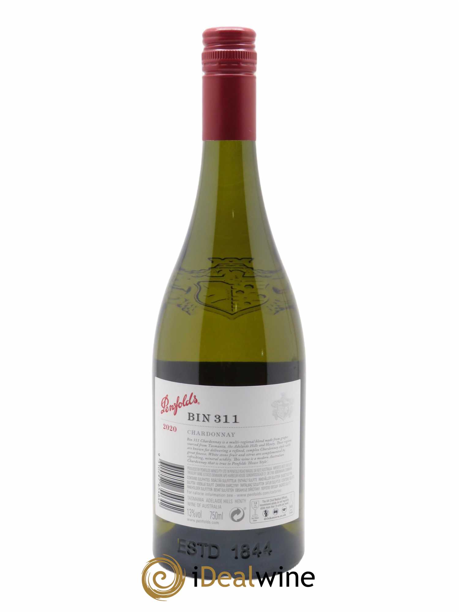 Australie Penfolds Wines Bin 311 Chardonnay  2020 - Lot de 1 Bouteille