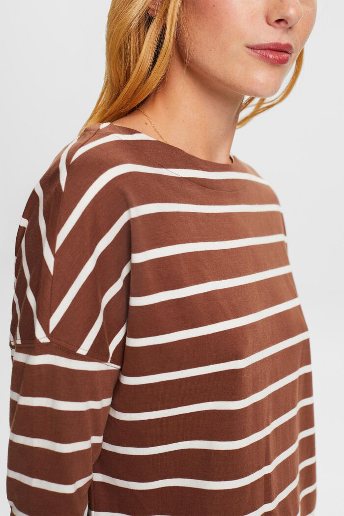 Gestreiftes Longsleeve aus Baumwolle