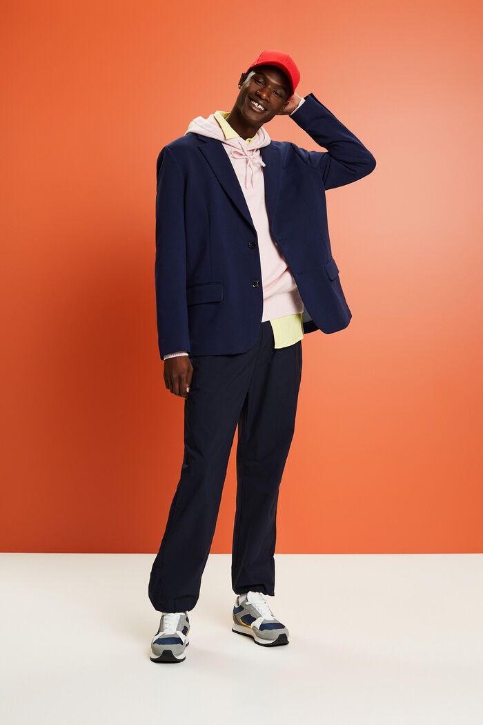 Einreihiger Jersey-Blazer