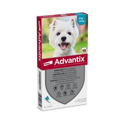 Advantix® 100 Spot-on für Hunde, von 4 bis 10 kg