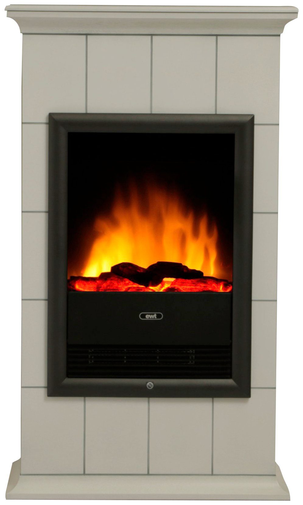 Albero Elektrokamin Binz, mit Heizung, 2 Heizstufen 1000/2000 W, LED 3D Flammeffekt