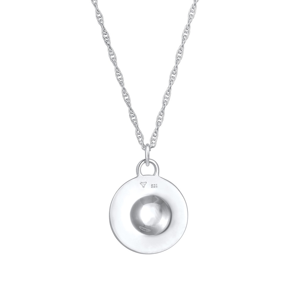 Elli Elli Collier Femmes pendentif boussole rose des vents en argent sterling 925 Bijoux