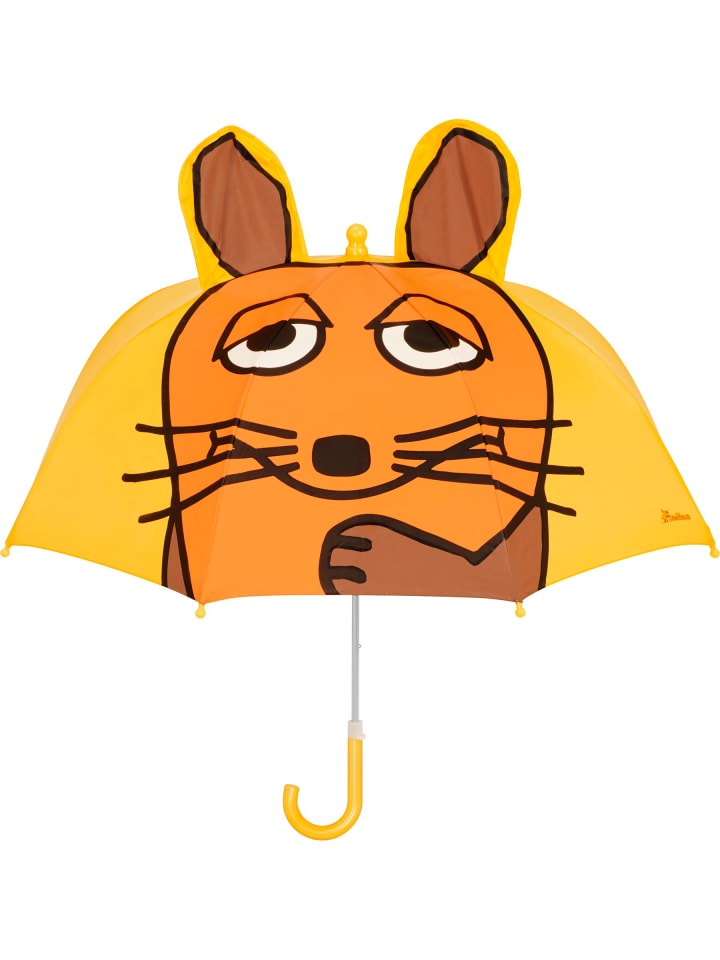 Playshoes 3D Regenschirm DIE MAUS in Gelb günstig kaufen onesize