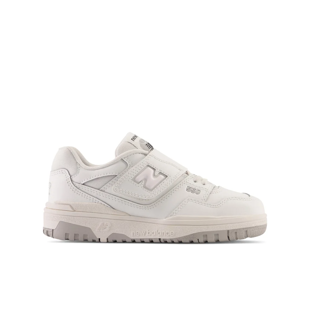 New Balance 550 Bungee Lace Strap Little Kid PHB550PB / weiss