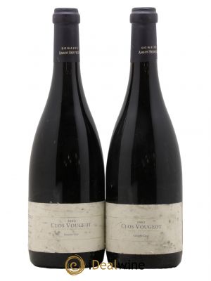 Clos de Vougeot Grand Cru Amiot-Servelle  2002 - Lot de 2 Bouteilles