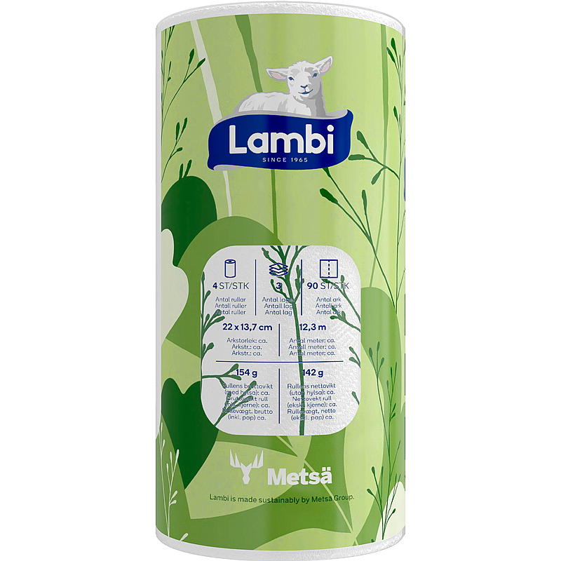 Lambi Tørkerull Lambi 4-pk Decor