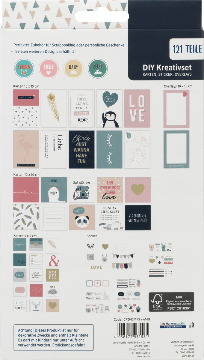 Kreativset DIY Everyday, 1 St