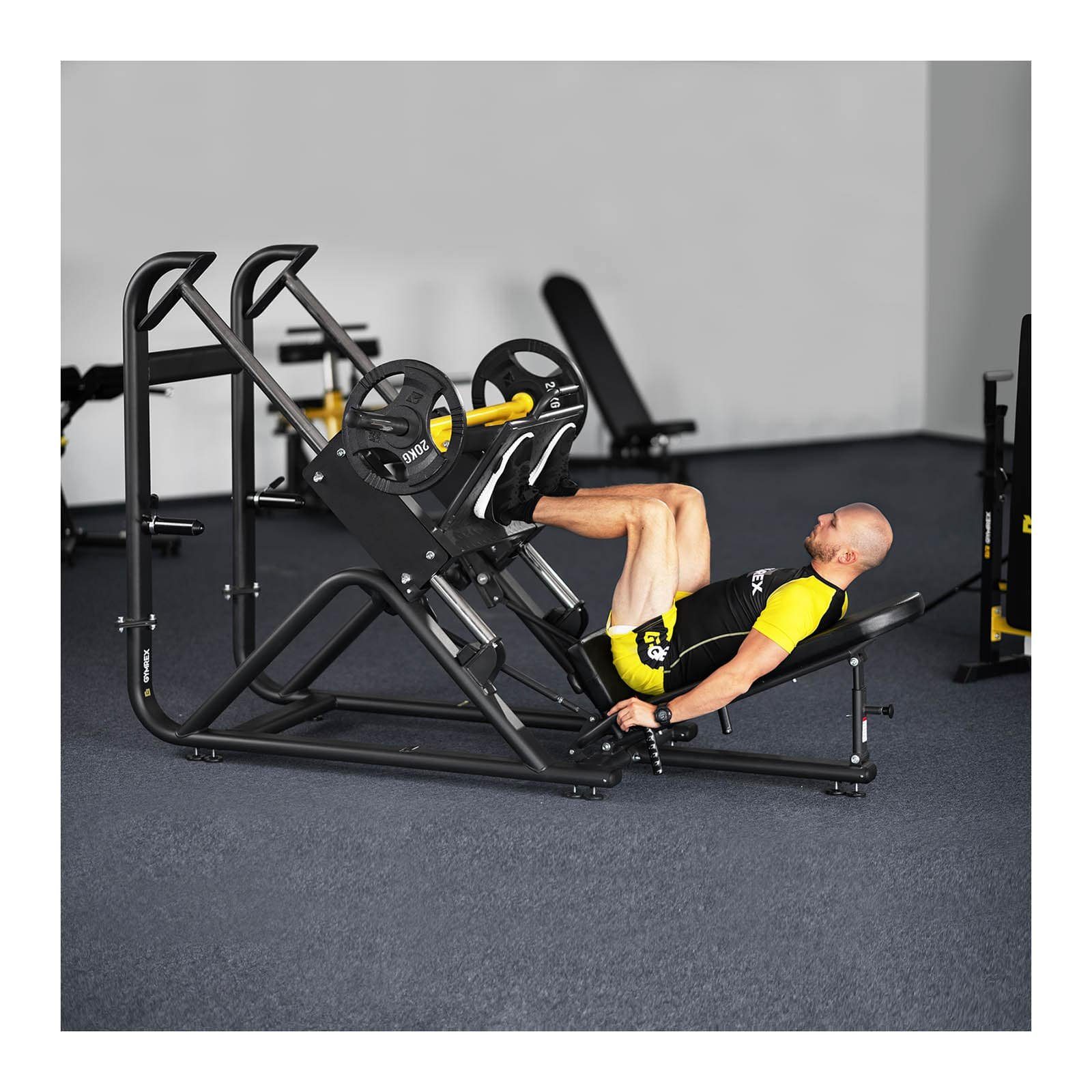 Gymrex Multitrainer Beinpresse 135 kg Squatmaschine Squat-Presse Squat-Maschine