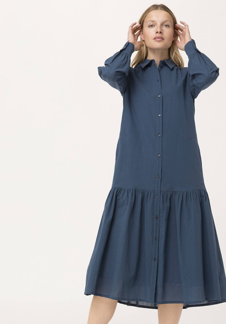 Midikleid aus reiner Bio-Baumwolle