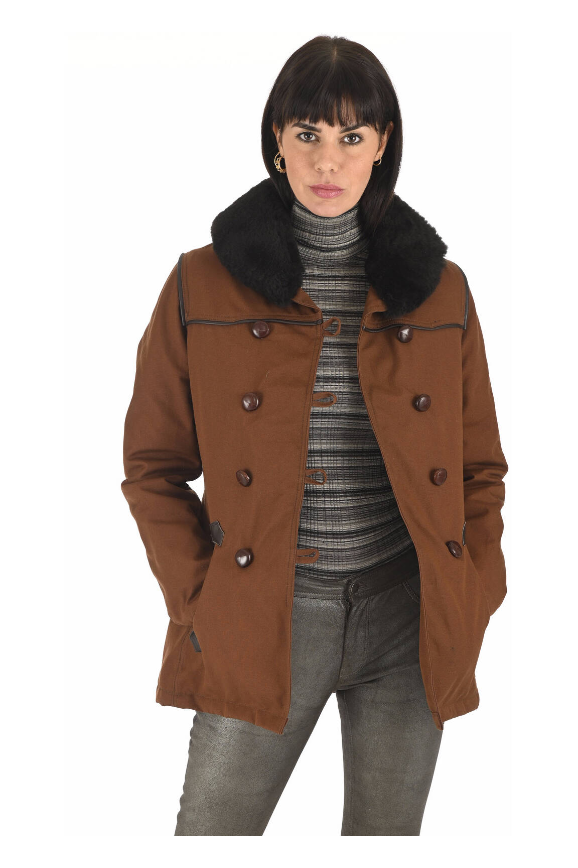 La Canadienne Parkas Femme couleur marron