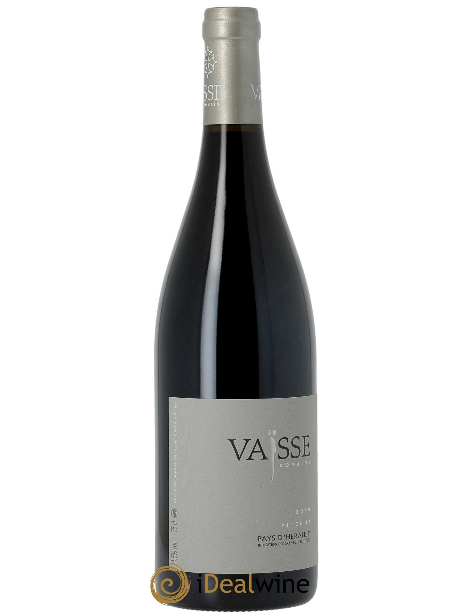 IGP Pays de l'Hérault Pitchot Vaisse (Domaine)  2019 - Lot de 1 Bouteille