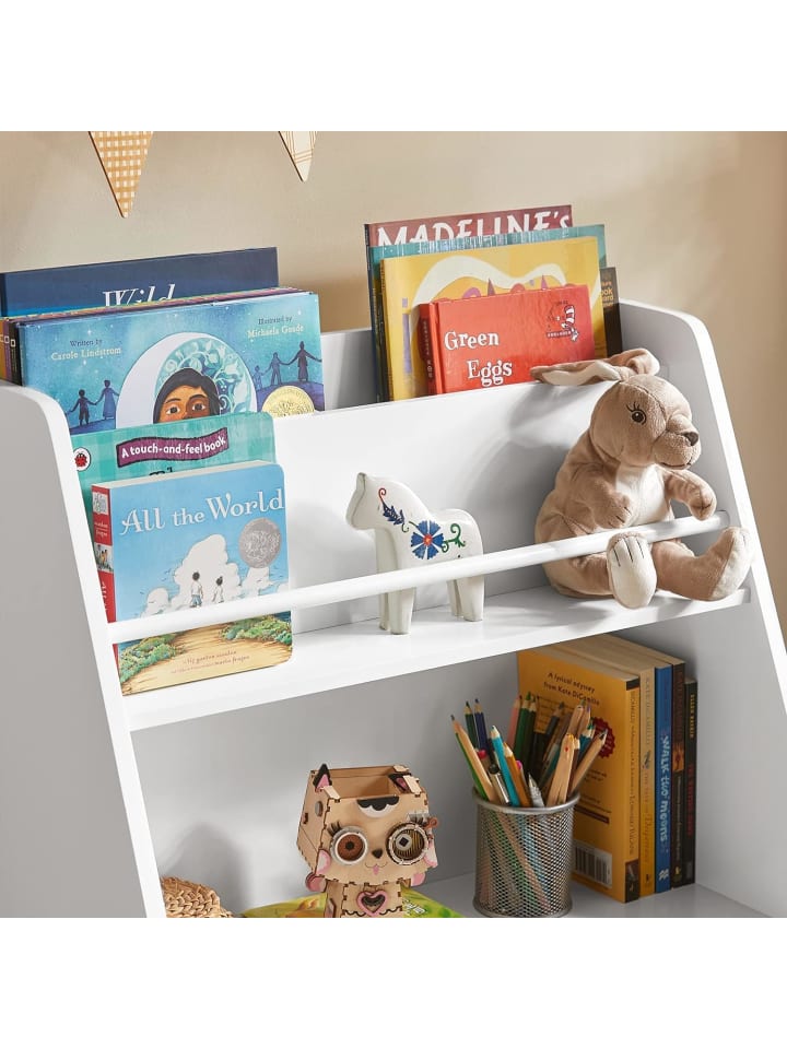 SoBuy Bücherregal in Weiß - (B)63 x (H)80 x (T)28cm günstig kaufen onesize
