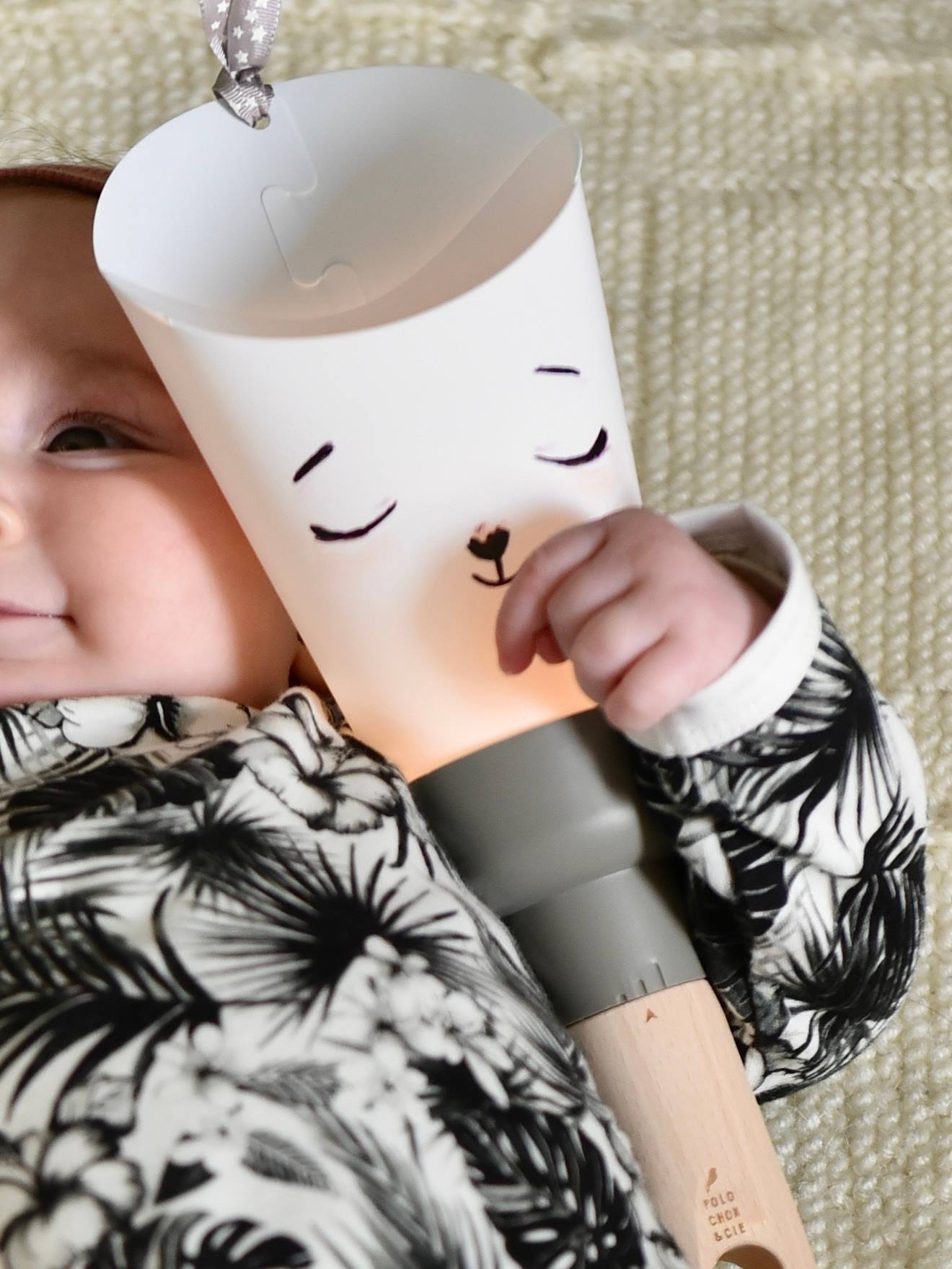 Coffret lampe nomade 5 en 1 Pipouette fait dodo MAISON POLOCHON blanc