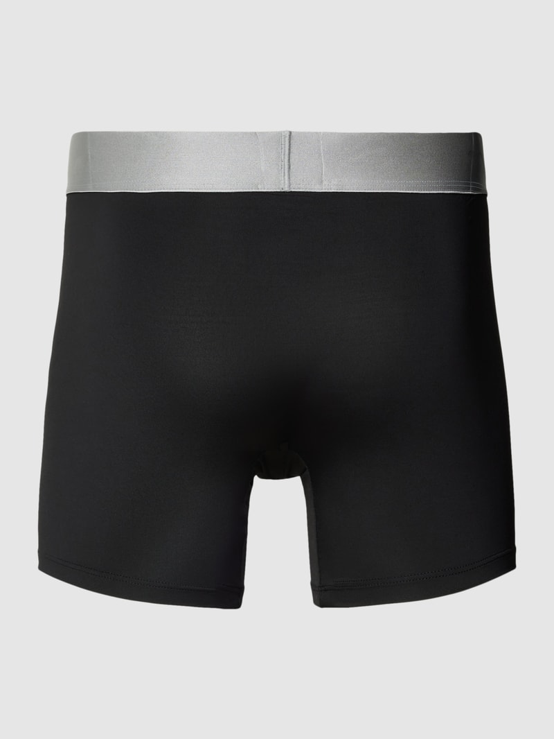 Trunks mit elastischem Logo-Bund im 3er-Pack in schwarz