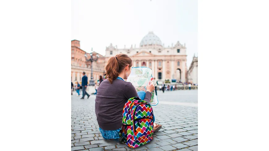 TRENDSHOP Rucksack bunt