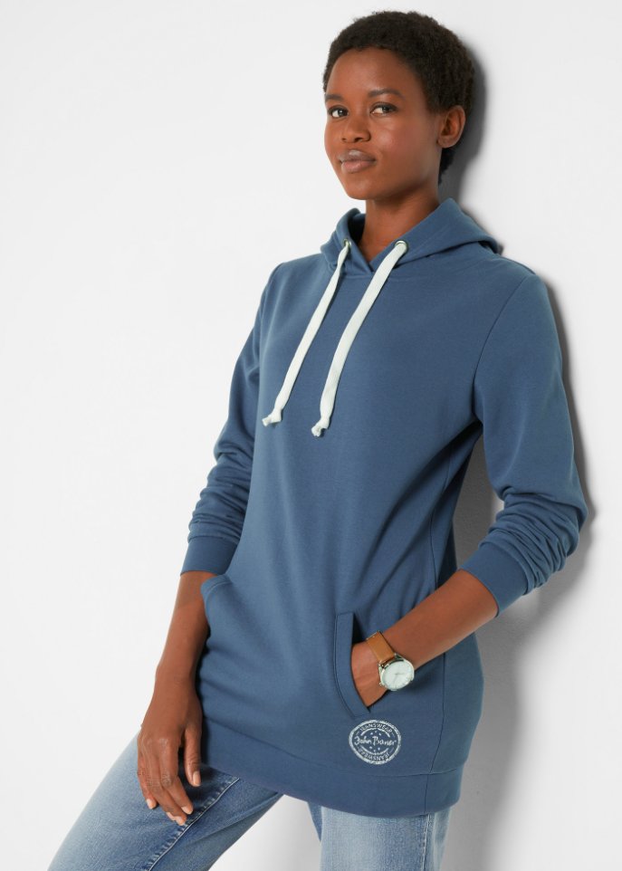 Longkapuzensweatshirt, Langarm