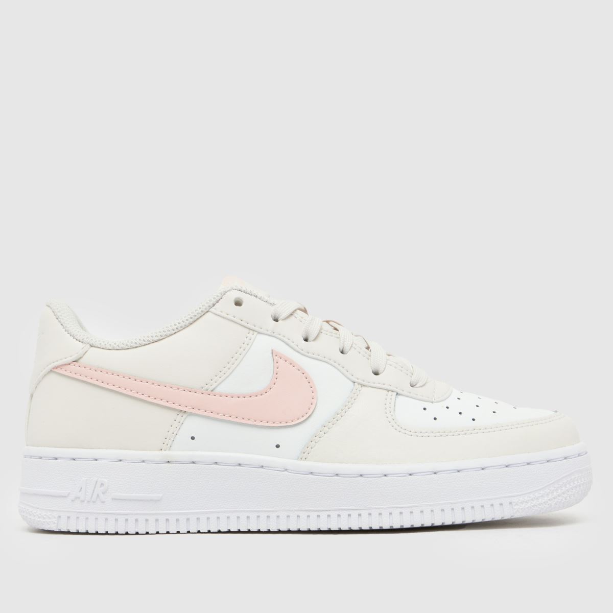 Béžové multifunkční tenisky Nike Air Force 1 pro dívky