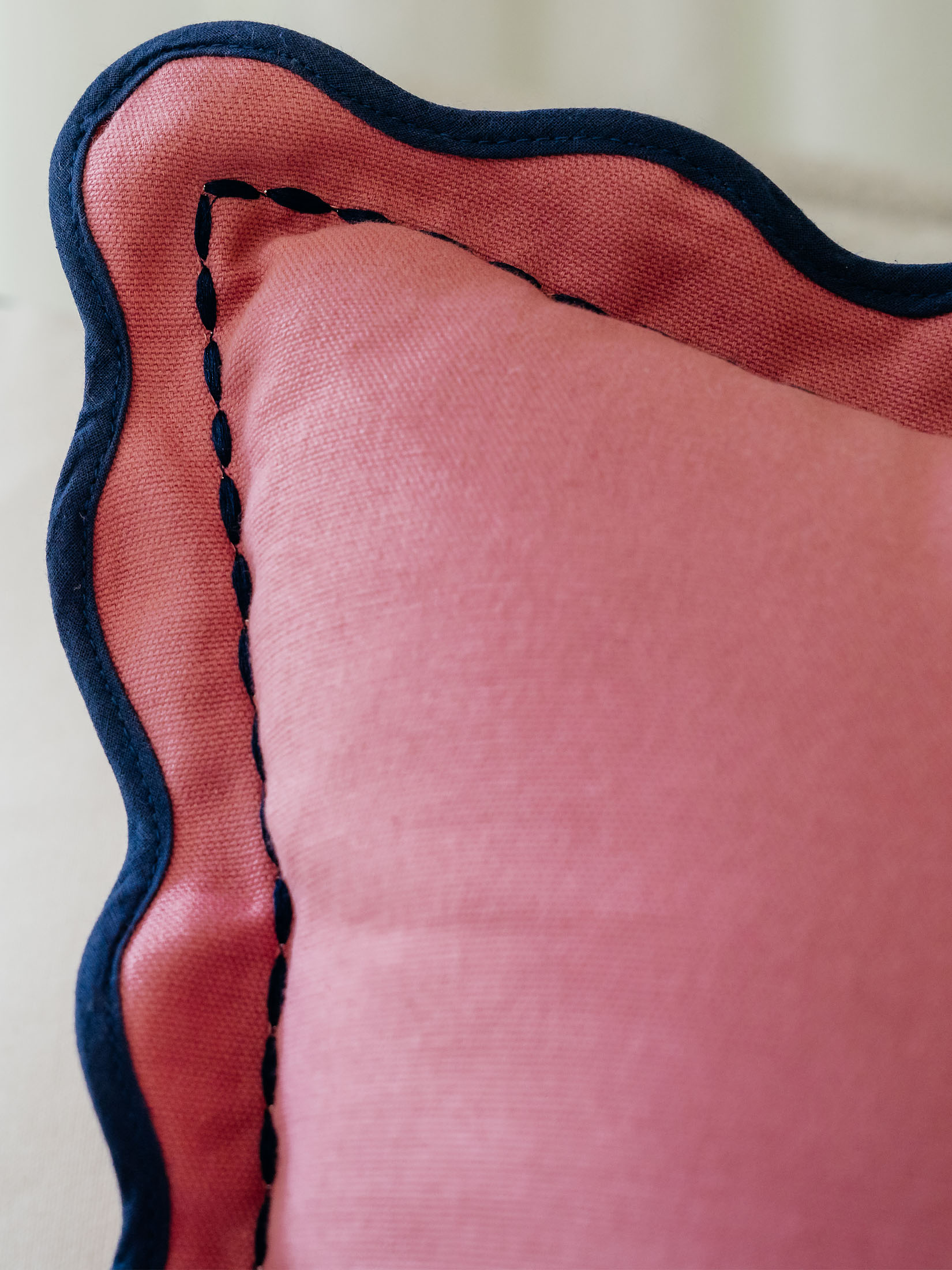 Luna Kissen, Pink/Blau
