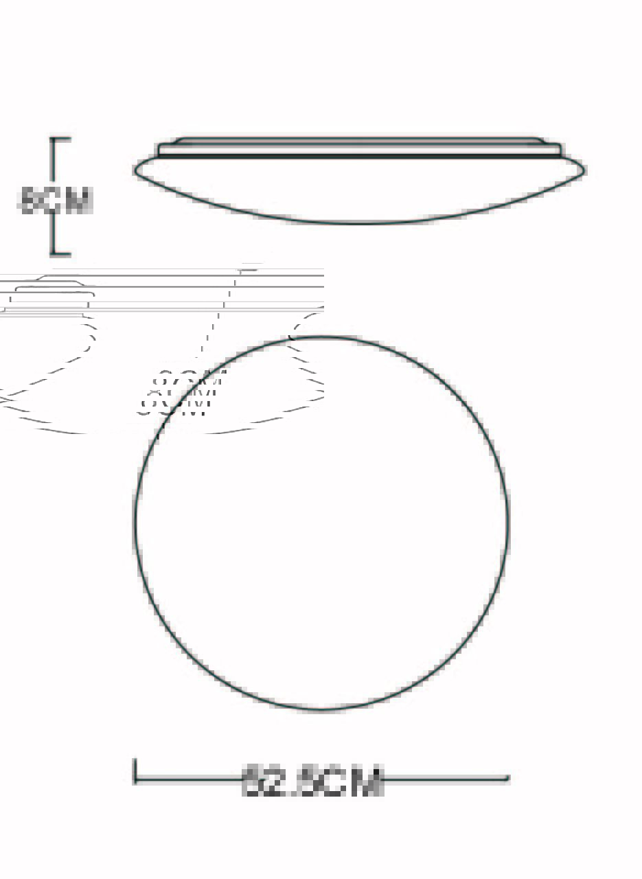 Globo Lighting - PIERRE - Deckenleuchte Metall weiß, LED